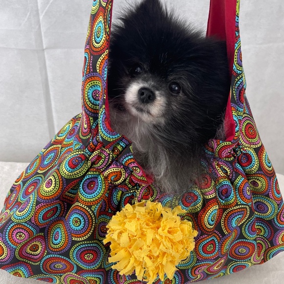 DESIGNER "FURBABY" TOTE CARRIER (NWOT) HANDMADE - Picture 7 of 11